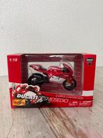 Loris Capirossi Ducati Desmosedici Maisto 1:18, Ophalen of Verzenden, Nieuw, Motor, Maisto
