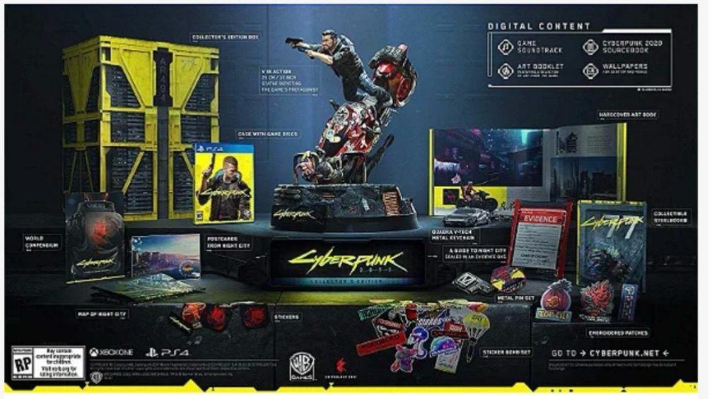 Cyberpunk 2077 Collectors Edition voor de Playstation 4, Vanaf 18 jaar, 1 speler, Zo goed als nieuw, Ophalen