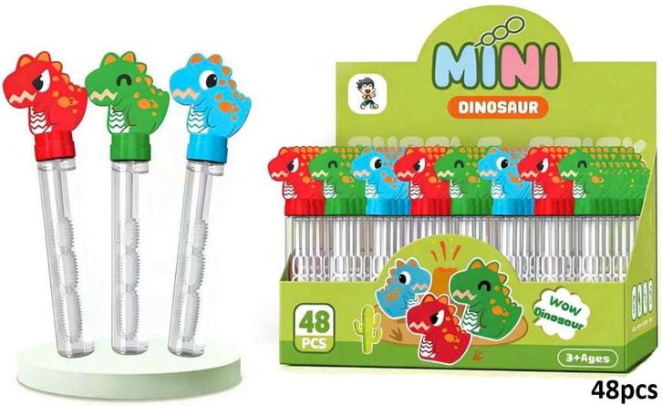 PARTIJ BELLENBLAAS 14,5CM DINO IN DISPLAY, Diversen, Rommelmarktspullen, Nieuw, Ophalen of Verzenden