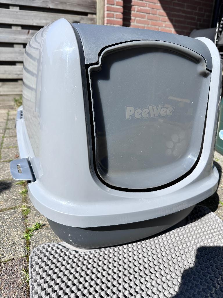 PeeWee kattenbak met opvangmat, Dieren en Toebehoren, Kattenbakken, Ophalen, Gebruikt