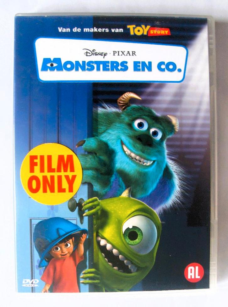 Monsters & Co (originele dvd) Monster Inc., Cd's en Dvd's, Dvd's | Tekenfilms en Animatie, Gebruikt, Europees, Tekenfilm, Alle leeftijden