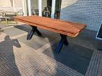 Teakhouten tafel, Tuin en Terras, Picknicktafels, Ophalen, Rechthoekig, Hout