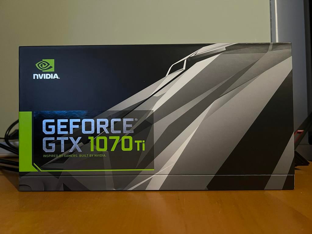 Nvidia GeForce GTX 1070 Ti Founders Edition, PCI-Express 3, Ophalen of Verzenden, HDMI, Nvidia