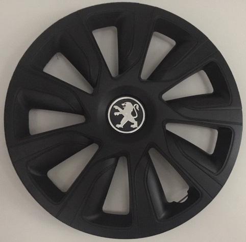 Peugeot 107 wieldoppen 14 inch zwart - Zo goed als nieuw, Auto diversen, Wieldoppen, Ophalen of Verzenden, Zo goed als nieuw