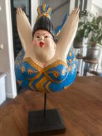 Houten beeld 'Dikke Dame' - 40cm hoog, Ophalen of Verzenden, Gebruikt, Mens