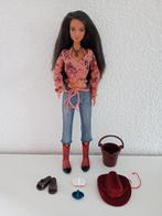 Barbie Cali Girl Western Horseback H3995 - LEA, Ophalen of Verzenden, Gebruikt, Pop