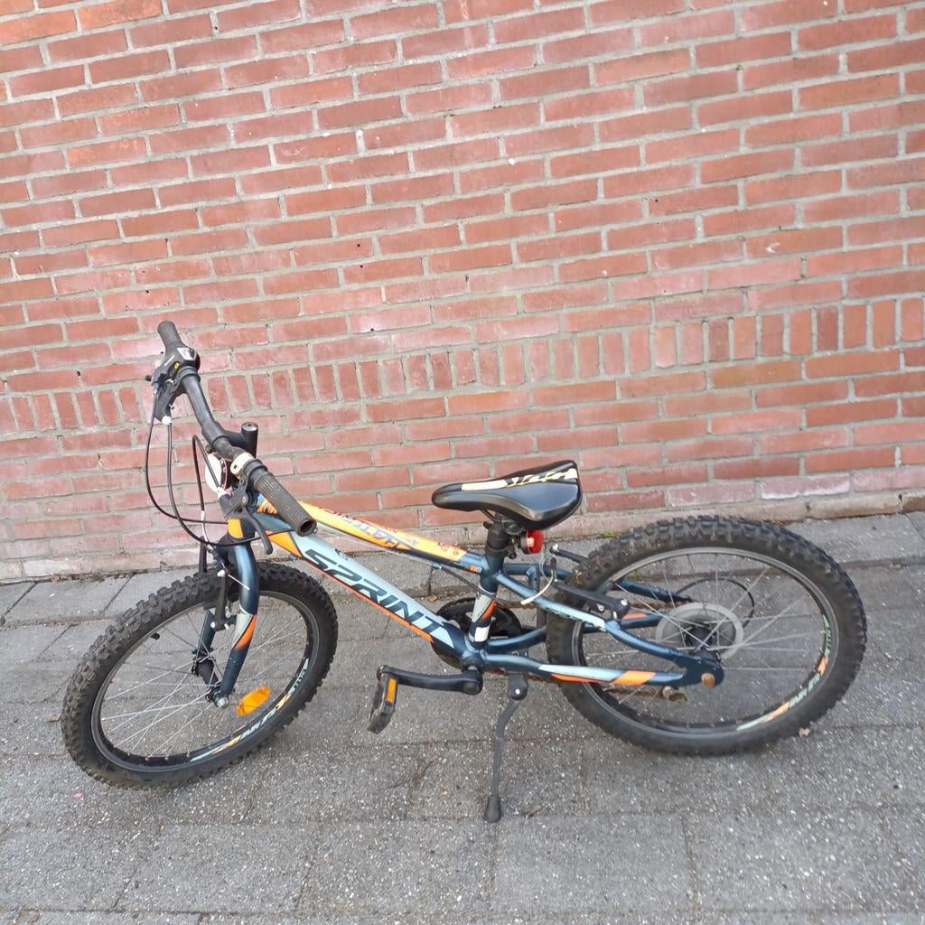 Jongens fiets, mountainbike 20 inch, Fietsen en Brommers, Fietsen | Jongens, Ophalen, Gebruikt, Versnellingen, Rockrider