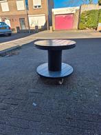 Bijzettafel (haspel), Ophalen