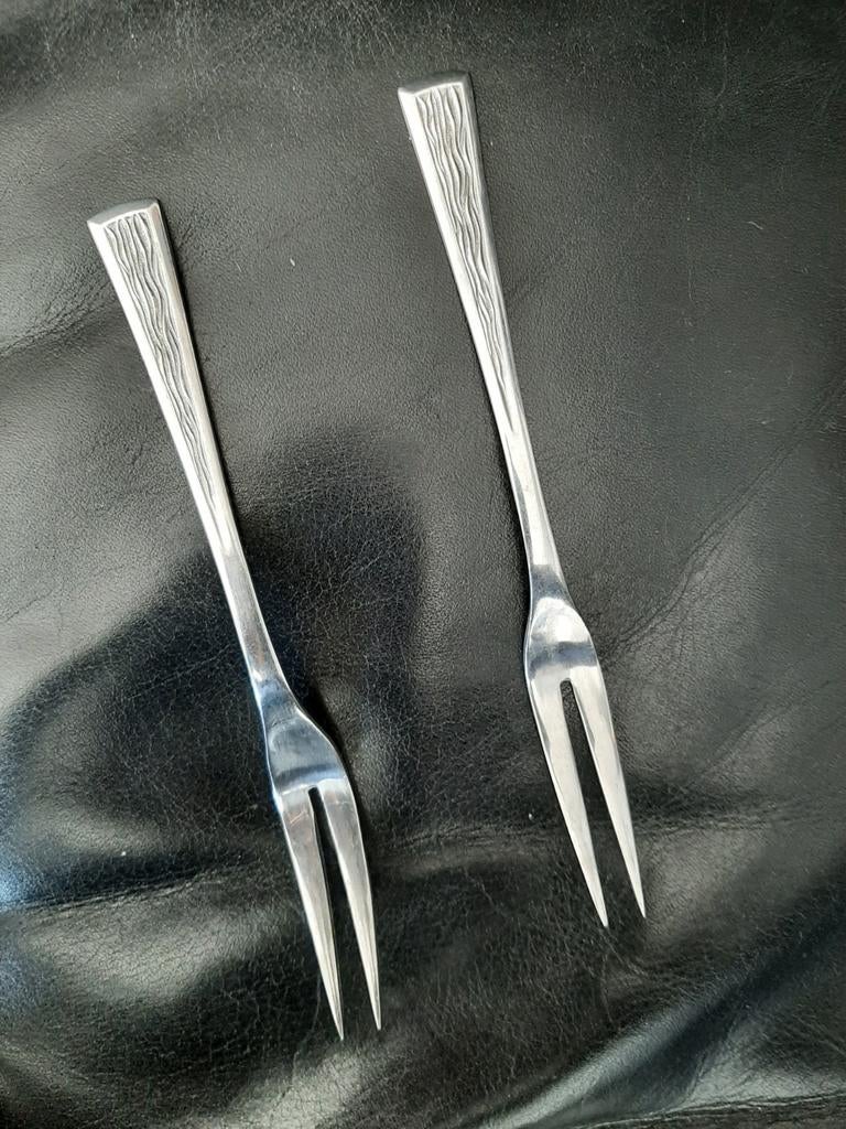 Zilverkleurige vorken., Ophalen of Verzenden