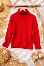 H&M rode coltrui maat M, Ophalen of Verzenden, Zo goed als nieuw, Maat 38/40 (M), Rood