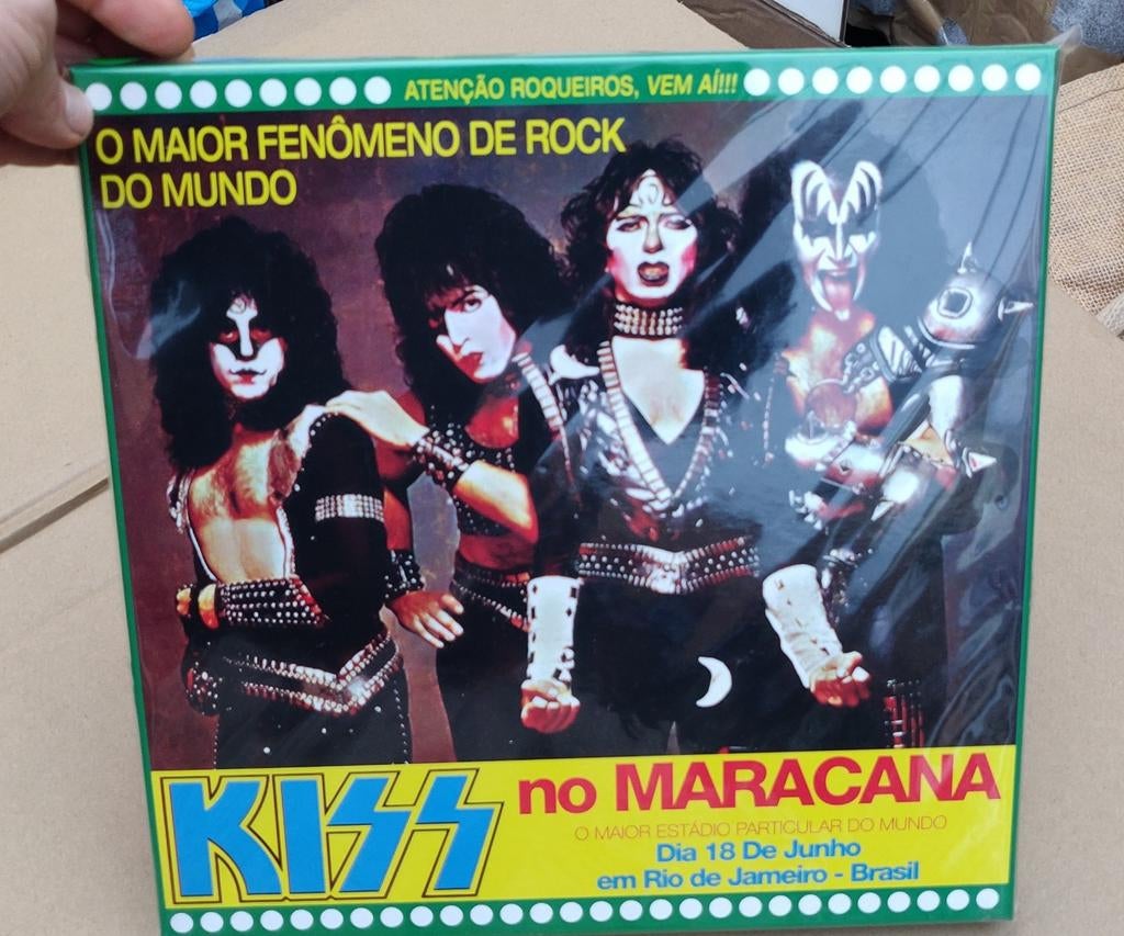 Lp Kiss box groen vinyl, Ophalen of Verzenden