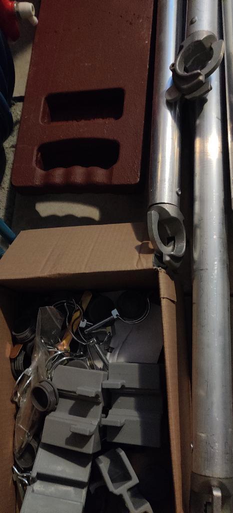 Vouw/rolsteiger rs 34 pro, Doe-het-zelf en Verbouw, Steigers, Zo goed als nieuw, Rolsteiger of Kamersteiger, 5 meter of hoger