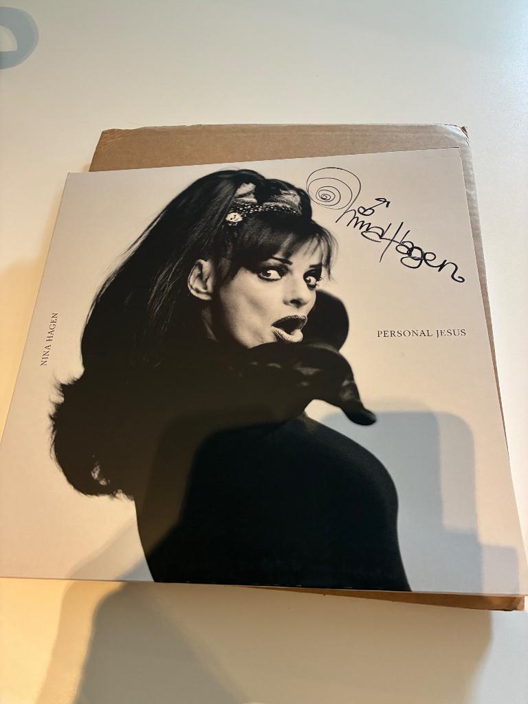 Nina Hagen vinyl Personal Jesus gesigneerd, 2020 tot heden, 12 inch, Nieuw in verpakking, Fotohoes