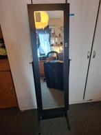 Elegante juwelenkast met spiegel, Ophalen, Minder dan 50 cm, Glas, Met deur(en)