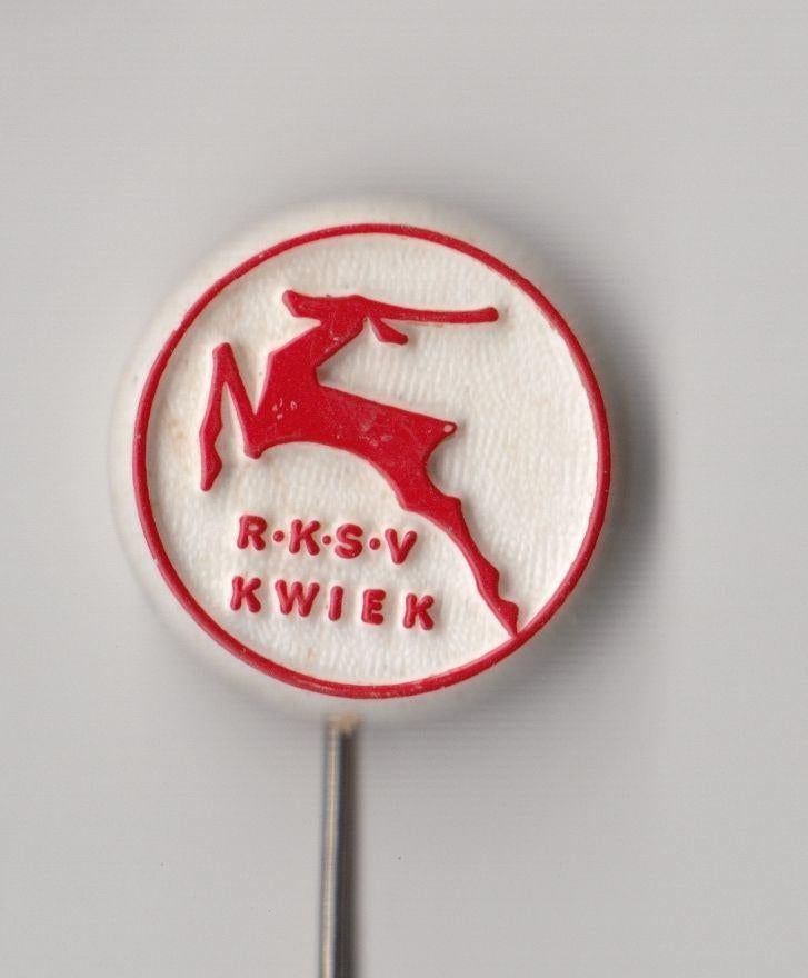 RKSV Kwiek Gazelle logo speldje, Verzamelen, Gebruikt, Niet vindbaar, Niet vindbaar, Speldje of Pin