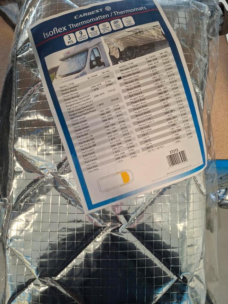 Isolatie thermomatten cabine Sprinter 2018-  bus camper, Caravans en Kamperen, Camper-accessoires, Ophalen of Verzenden