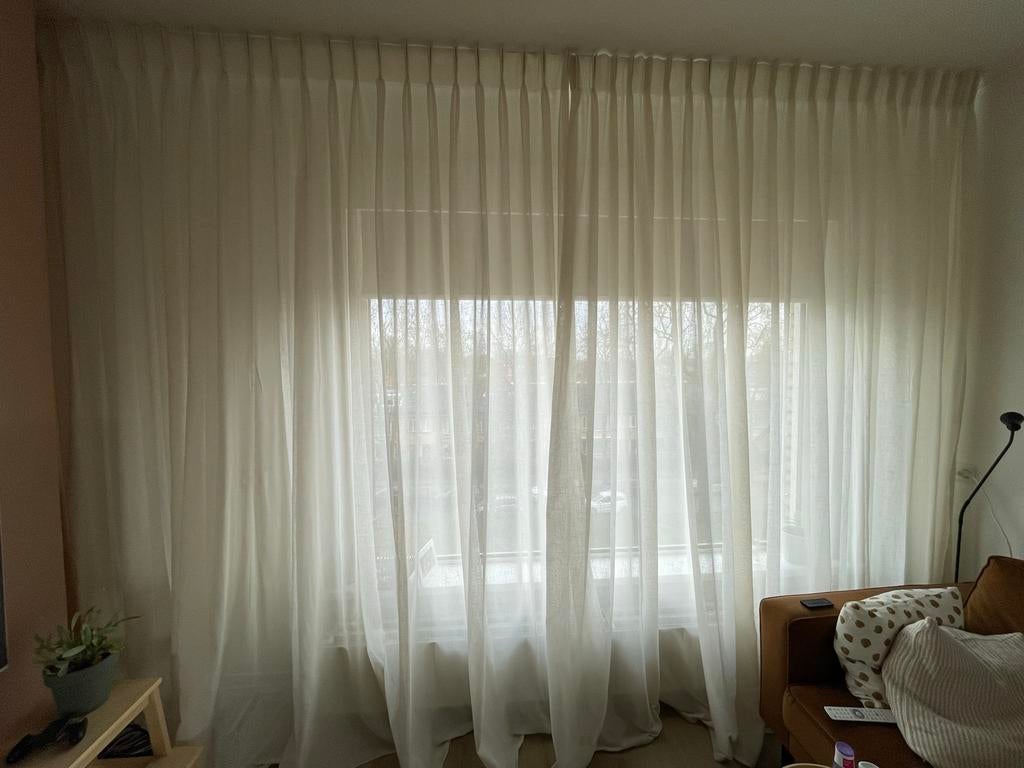 Gordijnen Inbetween Dianne Offwhite, Huis en Inrichting, Ophalen, Gebruikt, 200 cm of meer, 150 tot 200 cm