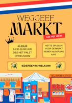 Gezocht: gratis spullen voor weggeefmarkt, Ophalen