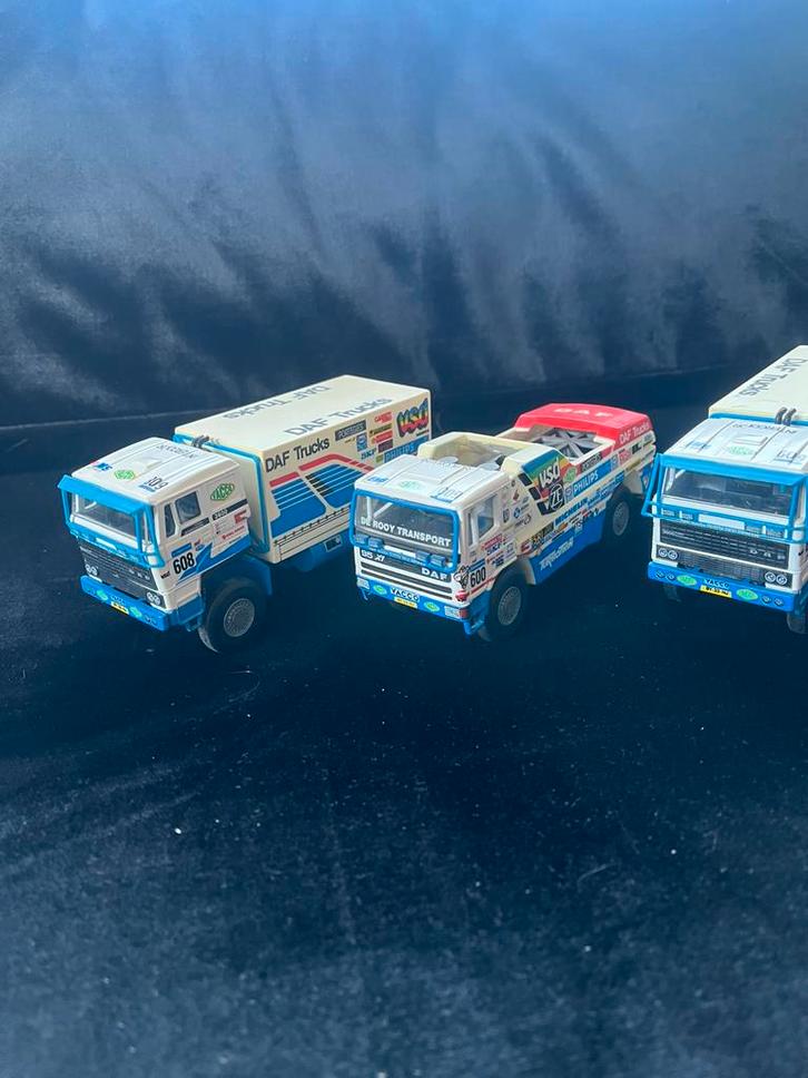 Dakar DAF Kavel Jan de Rooy Trucks!!, Hobby en Vrije tijd, Modelauto's | 1:50, Zo goed als nieuw, Bus of Vrachtwagen, Overige merken