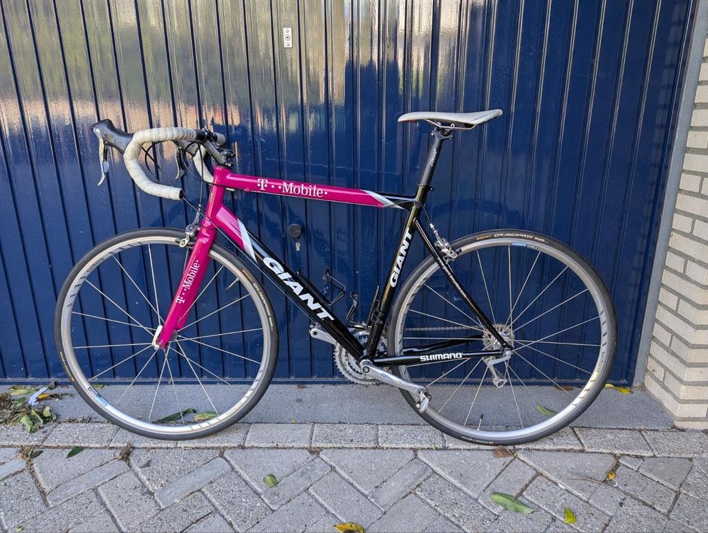 Giant TCR racefiets aluminium/carbon Shimano 105, Fietsen en Brommers, Fietsen | Racefietsen, Ophalen, 28 inch, Gebruikt, Aluminium