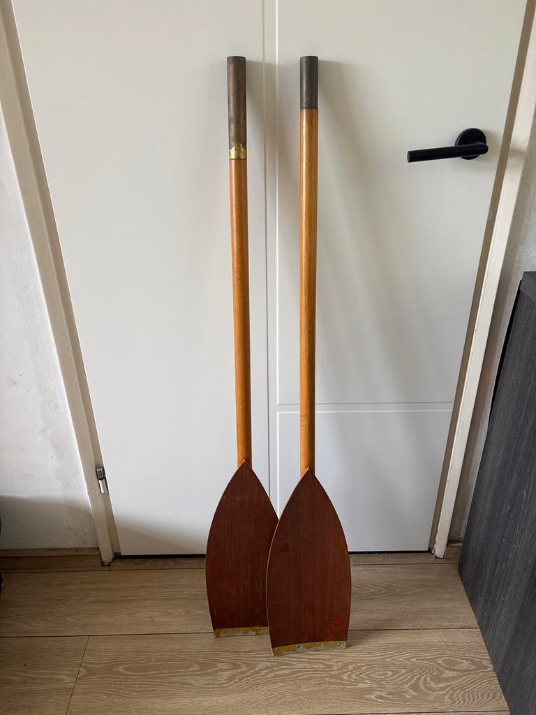 Vintage kajak peddels, Ophalen, Gebruikt, Enkelbladige peddel