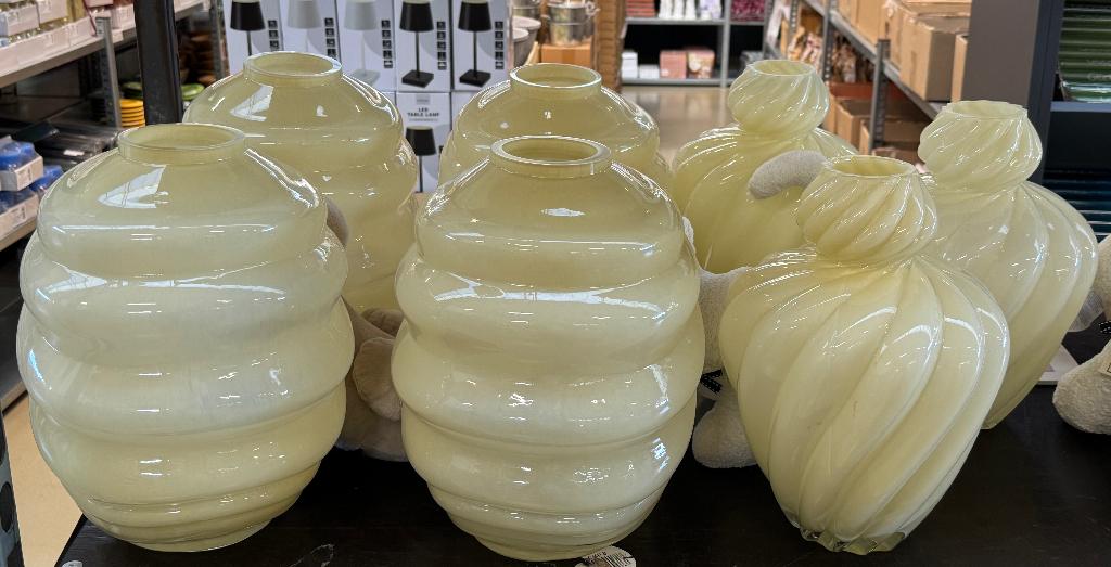 Luxe vazen van Light en Living, aanbiedingen !!, Overige kleuren, Nieuw, Ophalen of Verzenden, Glas