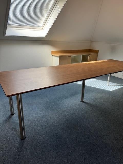 tafel, Huis en Inrichting, Tafels | Eettafels, Ophalen, 200 cm of meer, 50 tot 100 cm, Zo goed als nieuw