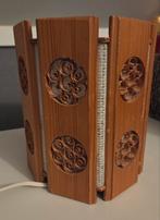 Vintage Zweedse grenen tafellamp, Ophalen of Verzenden