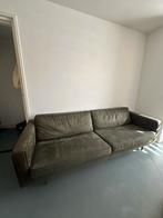 Donkergroene WOOOD 4 zits bank, Ophalen, Zo goed als nieuw, 75 tot 100 cm, 200 tot 250 cm