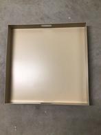 Metalen dienblad/opbergbak met handvatten, Huis en Inrichting, Woonaccessoires | Dienbladen, Ophalen, Zo goed als nieuw, Rechthoekig