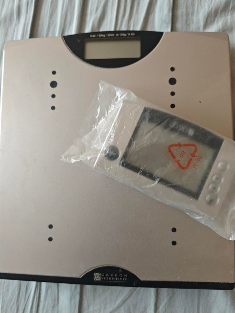 Oregon Scientific Personenweegschaal met BMI Monitor, Ophalen of Verzenden, 1 tot 500 gram, Personenweegschaal, 100 kg of meer