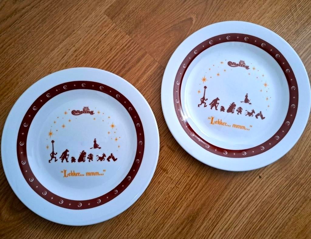 Efteling Borden - Set van 2, Ophalen of Verzenden, Zo goed als nieuw, Gebruiksvoorwerp