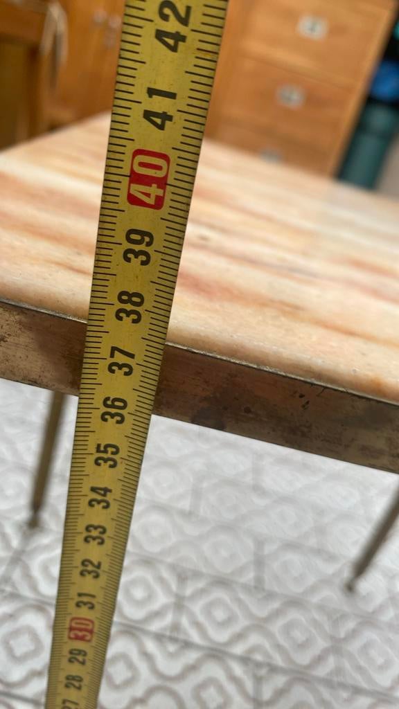 Elegante Onyx Bijzettafel - Perfect voor elk interieur, Huis en Inrichting, Ophalen, Minder dan 55 cm, Gebruikt, Vierkant