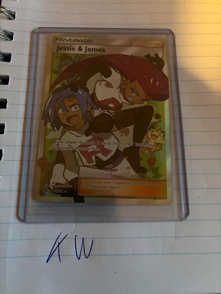 Pokémon Kaart: Jessie & James Supporter (68/68) Full Art, Ophalen of Verzenden, Zo goed als nieuw, Losse kaart