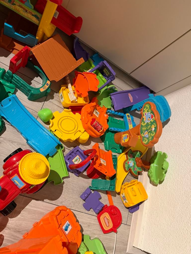 Grote Vtech Toet Toet Auto's & Zoef Zoef Dieren collectie, Ophalen, Gebruikt, 2 tot 4 jaar