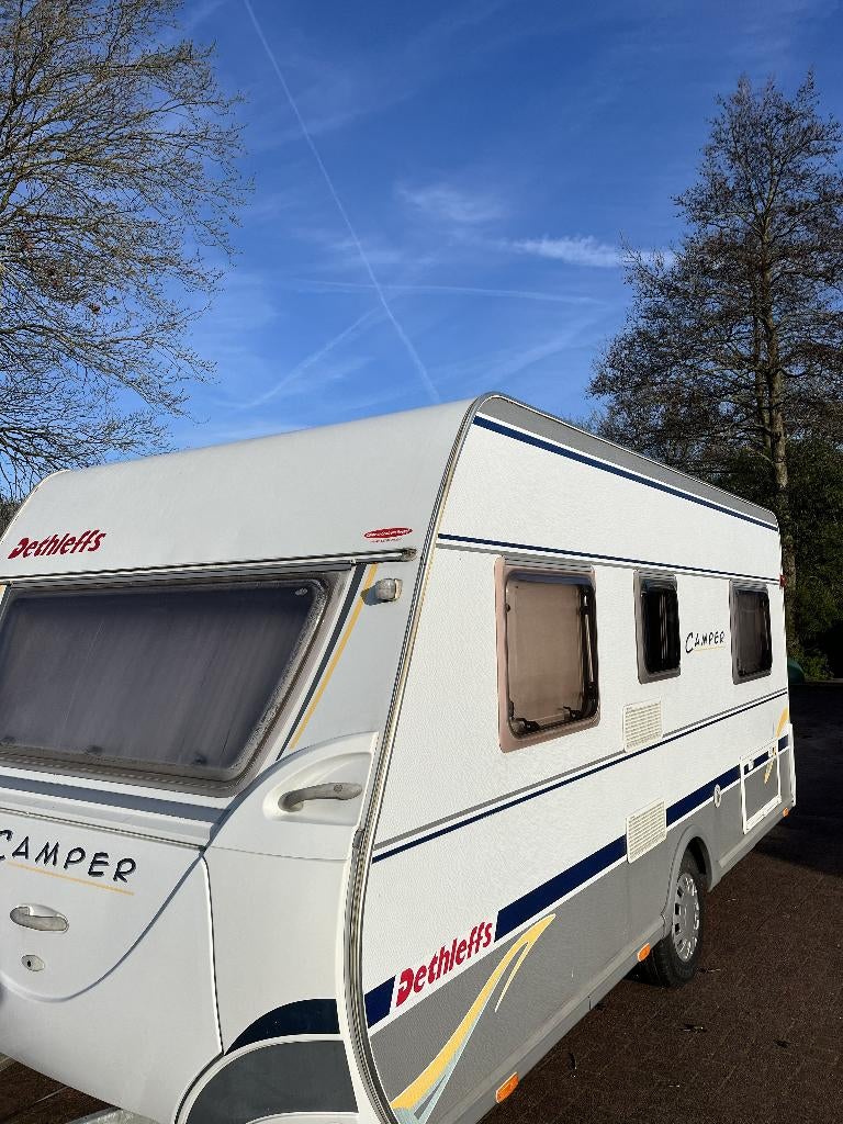 Mooie Dethleffs Camper EH3 Frans bed, Vast bed, Rondzit, Schokbreker, Bedrijf