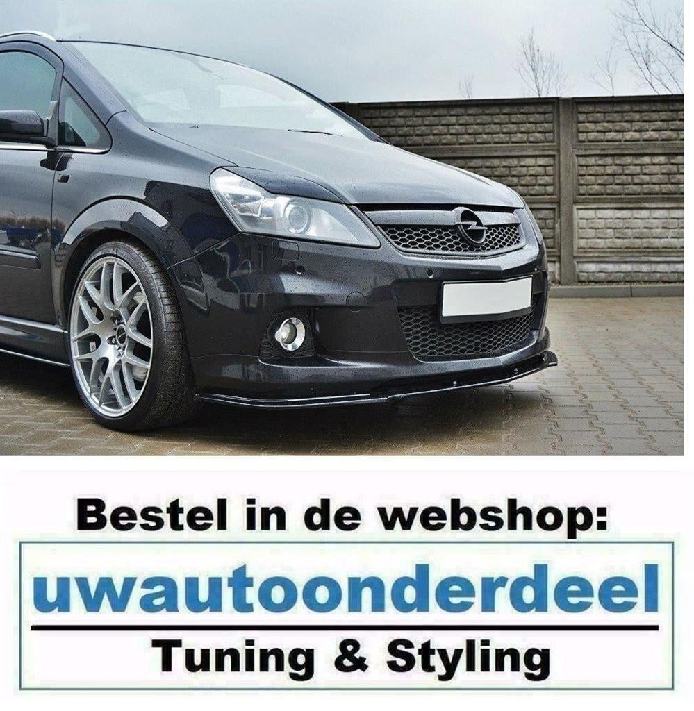 Maxton Design Spoiler Lip Splitter Voor Opel Zafira B OPC, Auto diversen, Tuning en Styling, Verzenden