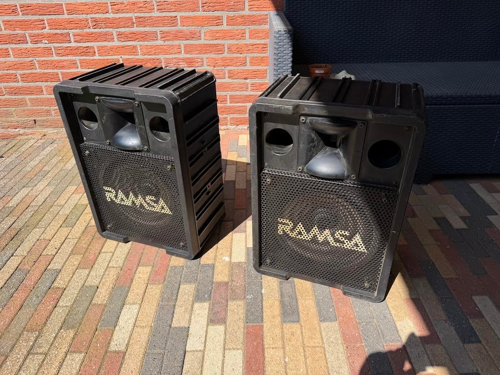 RAMSA 12 inch speakers | boxen, Ophalen, Gebruikt, Minder dan 500 watt, P.A.