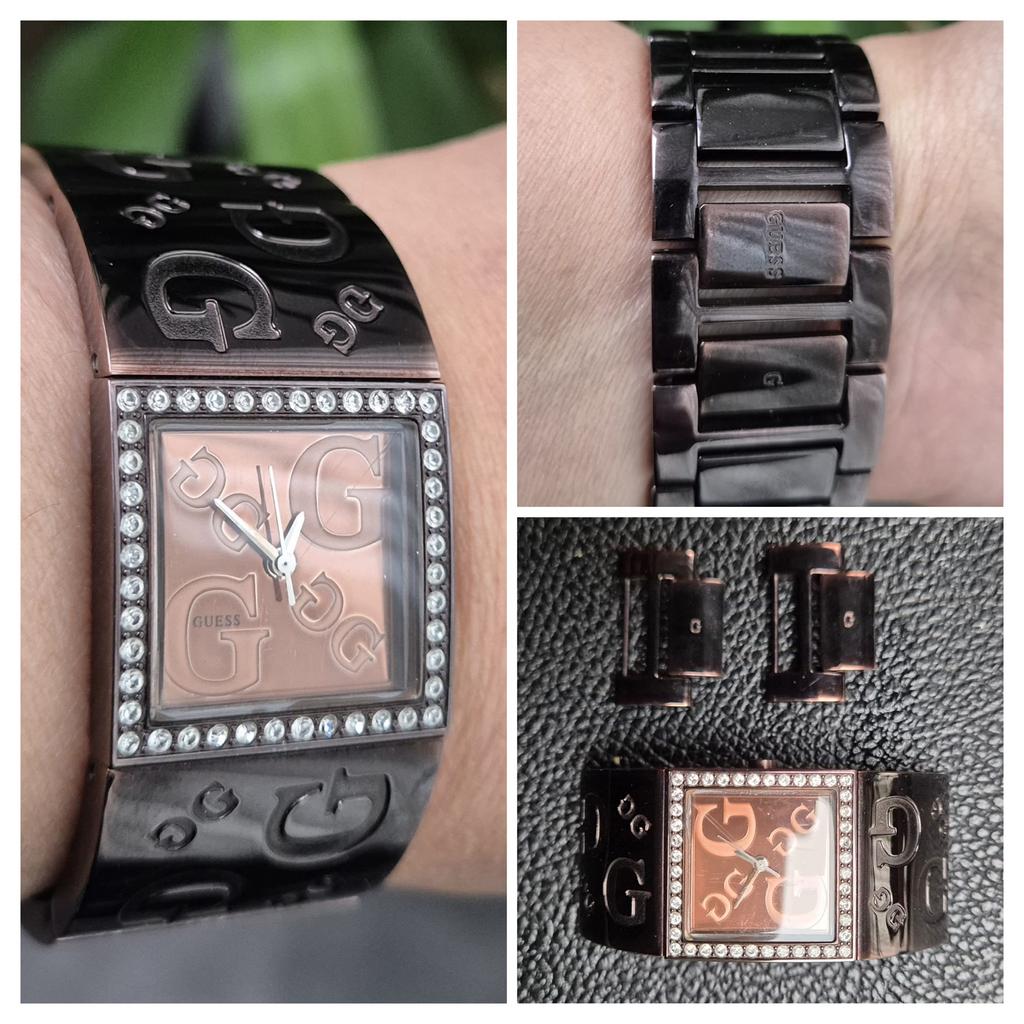 Dames horloge GUESS, Staal, Staal, Guess, Polshorloge