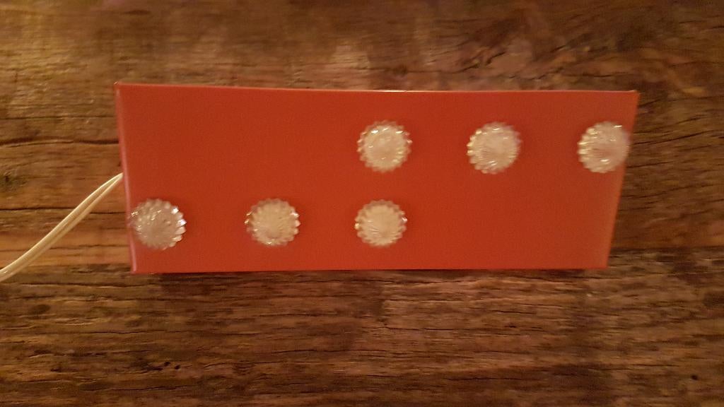 te koop jaren 70 bedlampjes, Ophalen, Gebruikt, Metaal, Jaren 70