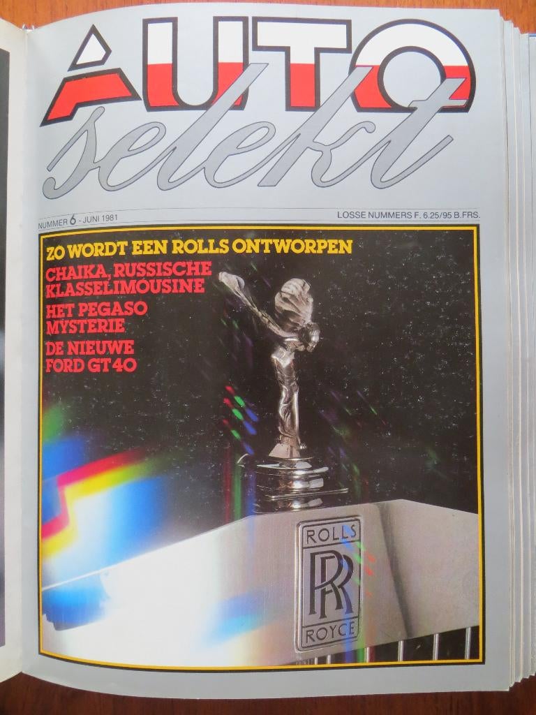 Autoselekt 6 1981 Pegaso mysterie (sportwagens), Ford GT40, Ophalen of Verzenden, Nieuw, Ford