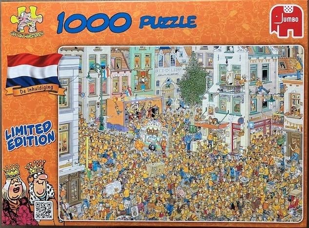 de inhuldiging, Ophalen of Verzenden, 500 t/m 1500 stukjes, Zo goed als nieuw, Legpuzzel