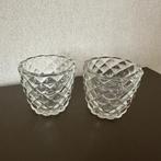 Riverdale glazen waxinelichtjes, theelichtje, Ophalen of Verzenden, Zo goed als nieuw, Overige materialen, Minder dan 25 cm