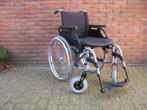 Breezy Unix2 aluminium rolstoel 45cm met massieve banden, Ophalen of Verzenden, Inklapbaar, Zo goed als nieuw, Duwrolstoel