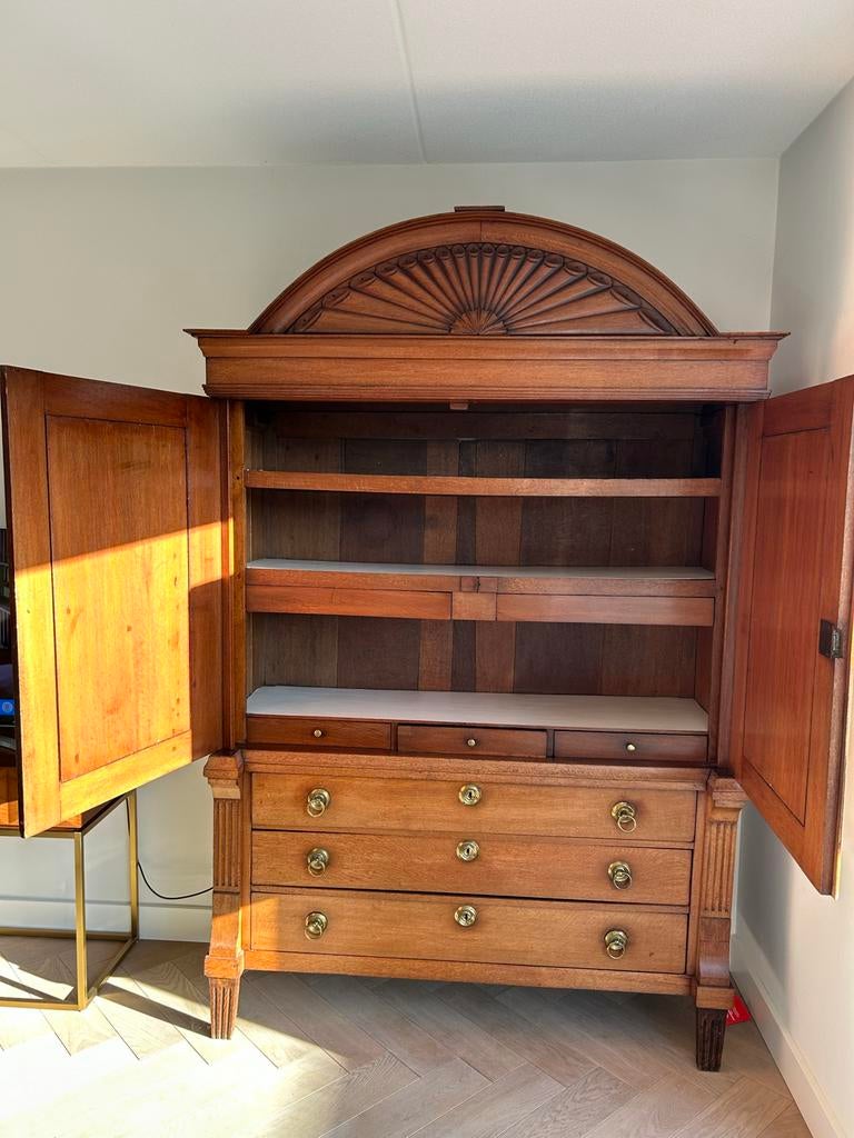 Antiek Drents Kabinet uit circa 1800, Antiek en Kunst, Antiek | Meubels | Kasten, Ophalen