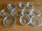 10 dessertschaaltjes, Huis en Inrichting, Keuken | Servies, Ophalen, Glas of Glazen, Gebruikt, Glas