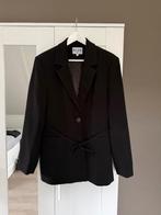 NA-KD zwarte oversized blazer met vetersluiting, Maat 38/40 (M), NA-KD, Verzenden, Zwart