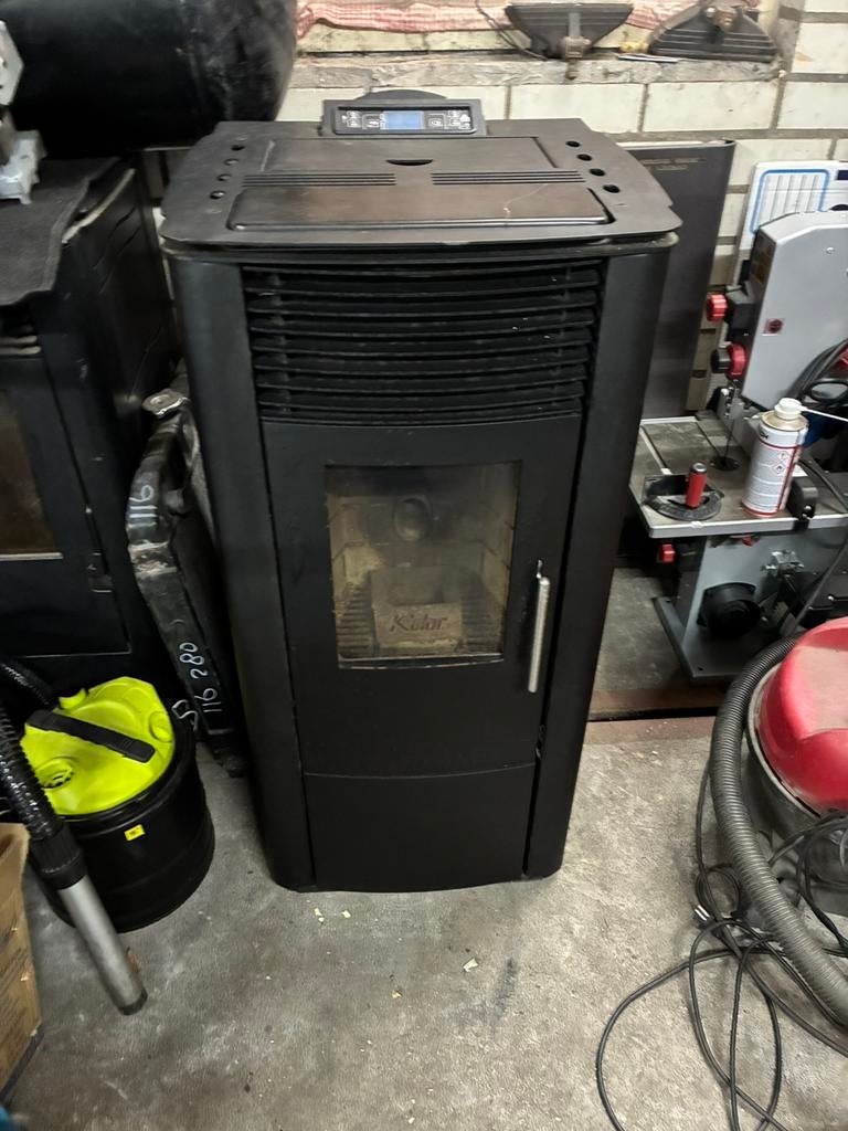 Nette gereviseerde Kalor 9 kW pelletkachel, Ophalen, Gebruikt, Overige brandstoffen, Pelletkachel