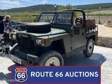 Land Rover Santana 88 Ligero | 1983 | Route 66 Auctions, Auto's, Oldtimers, Land Rover, Overige carrosserieën, Zwart, Bedrijf