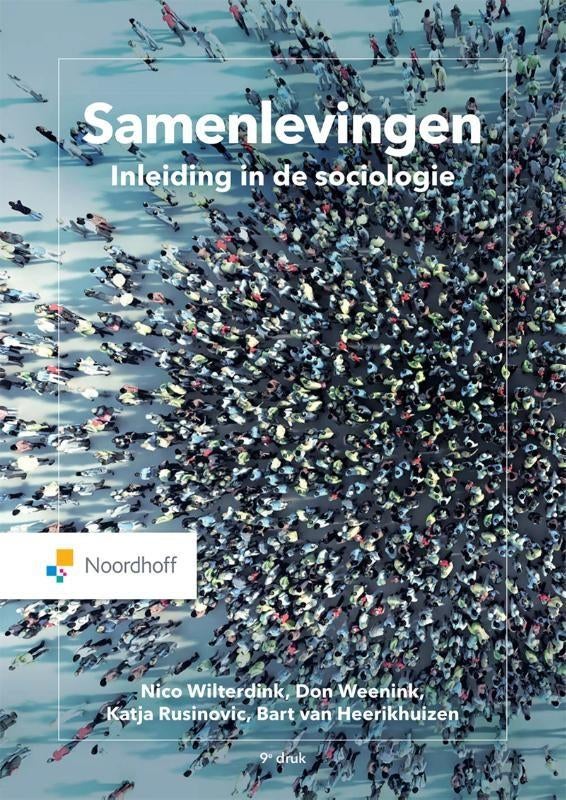 Samenlevingen: Inleiding in de sociologie (9e druk), Boeken, Nico Wilterdink, Zo goed als nieuw, Gamma, HBO